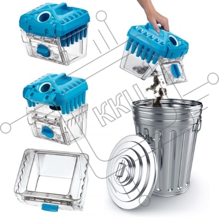 Пылесос THOMAS DryBOX+AquaBOX Parkett / Для сухой уборки, 1700 Вт, белый/синий