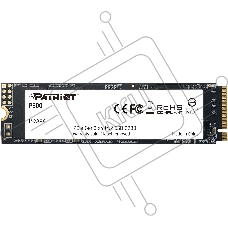 Накопитель SSD Patriot P300, 128GB, PCIe 3.0 x4, M.2 2280, NVMe, R/W 1600/600