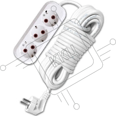 Удлинитель 3х5м с заземл. 10А IP20 У10-554 ПВС 3х0.75 UNIVersal 554-05