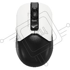 Мышь беспроводная A4Tech Fstyler FG12 белый/черный, 1200 dpi, радиоканал, USB, кнопки - 3