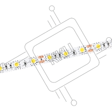 Лента светодиодная IEK LSR2-1-060-20-3-05 Лента LED 5м LSR-5050WW60-14,4-IP20-12В