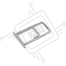 Лоток для SIM-карты Huawei Honor 6X серый