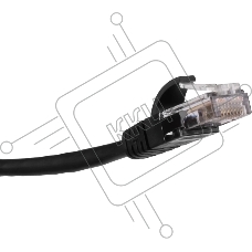 Патч-корд Lanmaster LAN-PCEXT/U5E-5.0-BK UTP RJ-45 мод.-вилка RJ-45 кат.5E 5м серый LSZH (уп.:1шт)