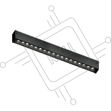 Светильник светодиодный трековый для шинопровода Magnetic Ambrella light GL1730 BK черный IP20 15W 4200K 220V 24° 342*25*42 (Без ПДУ)