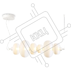 Подвесной светодиодный светильник Ambrella light LH11071 WH/FR белый/белый матовый 36W 3000K 745*230*230