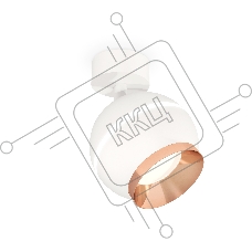 Комплект поворотного светильника Ambrella light XM1101005 SWH/PPG белый песок/золото розовое полированное MR16 GU5.3 LED 3W 4200K(A2202,C1101,N7035)