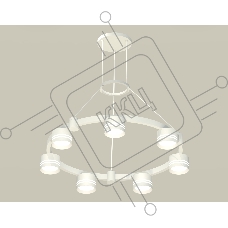 Светильник Ambrella light XR92031603/7 SWH/FR белый песок/белый матовый GX53 (A9203, C9236, N8477)