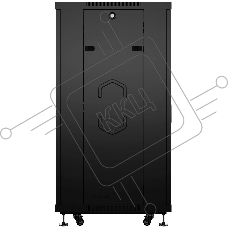 Шкаф серверный напольный Cabeus, IP20, 42U, 2055х600х1000 мм (ВхШхГ), дверь: перфорация, боковая панель: сплошная, разборный, цвет: чёрный