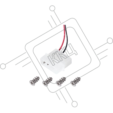 Вентилятор Deepcool XFAN 80 80x80x25mm 4-pin (Molex)20dB 82gr Ret