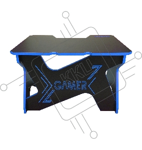 Игровой стол чёрно-синий (ЛДСП Е1, 120 x 90 x 75) Generic Comfort Gamer Mini Seven/DS/NB