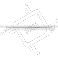 Трековый однофазный светильник Ambrella light GL6718 WH белый IP20 40W 4200K 24° 590*35*57