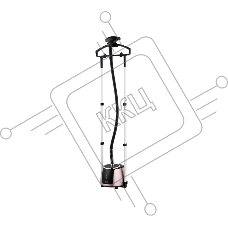 Отпариватель Centek CT-2386 розовый