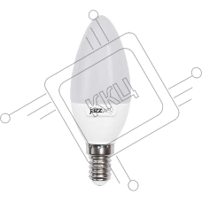Лампа светодиодная PLED-SP C37 7Вт свеча 3000К тепл. бел. E14 530лм 230В JazzWay 1027818-2