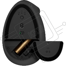 Мышь беспроводная Logitech Lift графитовый, 4000 dpi, радиоканал, Bluetooth, USB, кнопки - 6