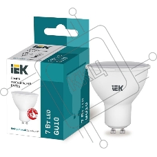 Лампа Iek LLE-PAR16-7-230-40-GU10 светодиодная ECO PAR16 софит 7Вт 230В 4000К GU10 IEK