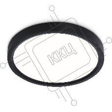 Светильник светодиодный ультратонкий Ambrella light FZ1902 BK черный IP54 13W 3000K-6500K CCT-переключатель D230*25 (Без ПДУ)