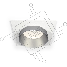 Комплект встраиваемого светильника Ambrella light XC6520023 SWH/MCH белый песок/хром матовый MR16 GU5.3 (C6520, N6133)