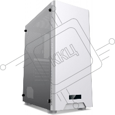 Компьютерный корпус Formula CL-3301W TG белый без БП ATX 1x120mm 2xUSB2.0 1xUSB3.0 audio bott PSU