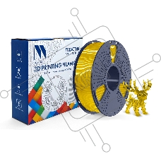 Филамент NVPRINT PLA+ Trasparent Yellow для 3D печати диаметр 1.75мм  длина 330 метров  масса 1 кг
