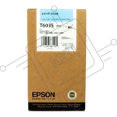 Картридж струйный Epson C13T603500 светло-голубой для Epson St Pro 7800/9800/7880/9880 (220мл)