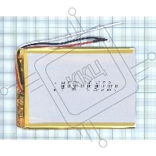 Аккумулятор Li-Pol (батарея) 3*62*92мм 3pin 3.7V/3000mAh
