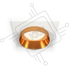 Комплект встраиваемого светильника Ambrella light XC6520024 SWH/PYG белый песок/золото желтое полированное MR16 GU5.3 (C6520, N6134)