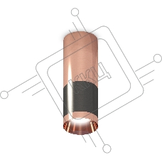 Светильник Ambrella Light XS6303060 DCH/PPG черный хром/золото розовое полированное MR16 GU5.3 (C6303, C6326, A2010, N6135)