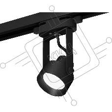 Светильник Ambrella light XT6602001 PBK черный полированный MR16 GU10 (C6602, N6103)