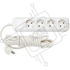 Удлинитель Bylectrica Удлинитель 4-местн. с земл. 3700 Вт (У16-329 3.5м)
