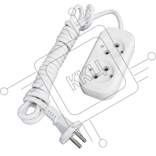 Удлинитель 2х2м без заземл. 10А IP20 Е-202 АБС-пл. ПВС 2х0.75 UNIVersal 9631959