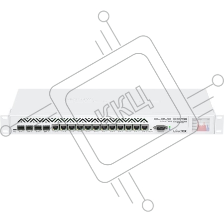 Маршрутизатор Mikrotik CCR1036-12G-4S 4 Gigabit LAN порты,12 USB,1 micro USB, power Serial порт, IEC C14 стандартный разъем 110/220В