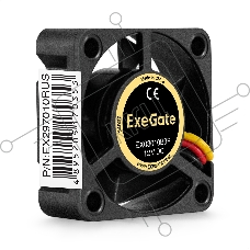 Вентилятор для корпуса ExeGate EX03010B3P черный, 30 мм, 10500 об/мин, 29 дБ, 3 pin