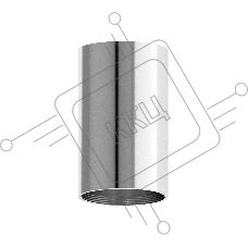 Корпус светильника C6325 PSL серебро полированное D60*H100mm MR16 GU5.3
