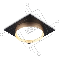 Светильник Ambrella light TN5232 BK/GD черный/золото GX53 max 12W 110*110*35