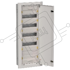 Щит распределительный встраиваемый IEK TI5-50-V-060-31-7035 TITAN 5 ЩРв-60 (1х60) 880х365х130 IP31 серый металлический