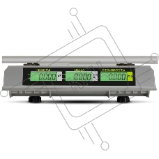 Весы торговые Mertech M-ER 326AC-32.5 LCD серый (3041)