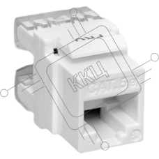 Модуль Keystone TERACOM PRO Cat.5E RJ-45 неэкранированный 110 IDC 180 градусов белый