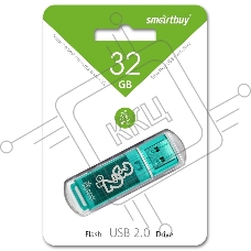 Флеш-память USB 2.0 Flash Drive 32GB Smartbuy Glossy series Green