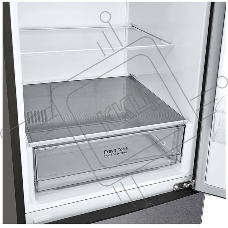 Холодильник LG GA-B509CLCL графитовый двухкамерный 277/107л морозилка снизу, No Frost