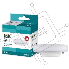 Лампа светодиодная Iek LLE-T80-8-230-40-GX53 ECO T75 таблетка 8Вт 230В 4000К GX53 IEK