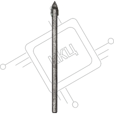 Сверло Kranz по стеклу и кафелю 5 мм