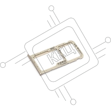 Лоток для SIM-карты Huawei Honor 7X золотой