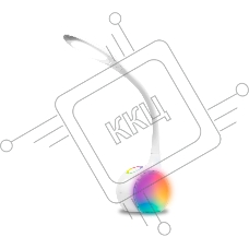 Светодиодная настольная лампа с RGB подсветкой Ambrella light DE532 WH белый LED 4200K+RGB 7.5W