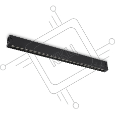Светильник светодиодный трековый для шинопровода Magnetic Ambrella light GL1740 BK черный IP20 24W 4200K 220V 24° 455*25*42 (Без ПДУ)