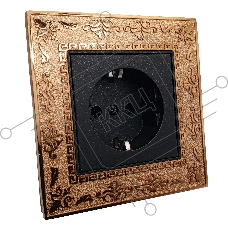 Ovivo Рамка 1-местн. ПРАЙМ ЭЛЕМЕНТС (PRIME ELEMENTS), золото/черный, 403-810017-096