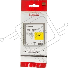 Картридж струйный Canon PFI-107Y (6708B001) желтый (130 мл) для Canon iP F680/685/780/785