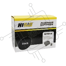 Расходные материалы Hi-Black Q7551X - Картридж для LJ P3005/M3027mfp/M3035mfp, с чипом, 13000 стр.