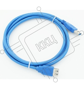Кабель USB A(m) USB A(f) Behpex 1.5м синий