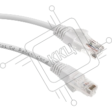 Патч-корд Lanmaster LAN-PC45/U5E-5.0-WH вилка RJ-45-вилка RJ-45 кат.5е 5м белый LSZH (уп.:1шт)