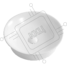 Раковина чаша накладная круглая BAU Dream stripes D43.5, белая